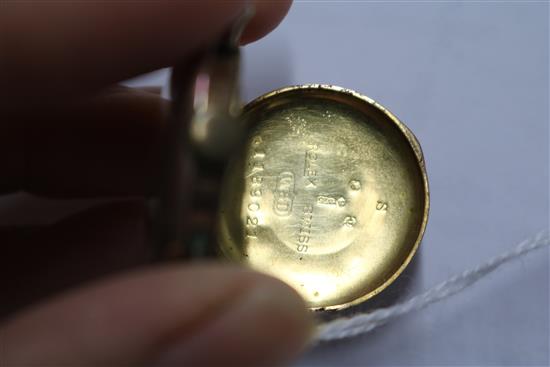 A gentlemans early 1920s 9ct gold Rolex wrist watch (no strap).